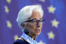 Guvernérka Európskej centrálnej banky (ECB) Christine Lagardeová. FOTO: TASR/AP