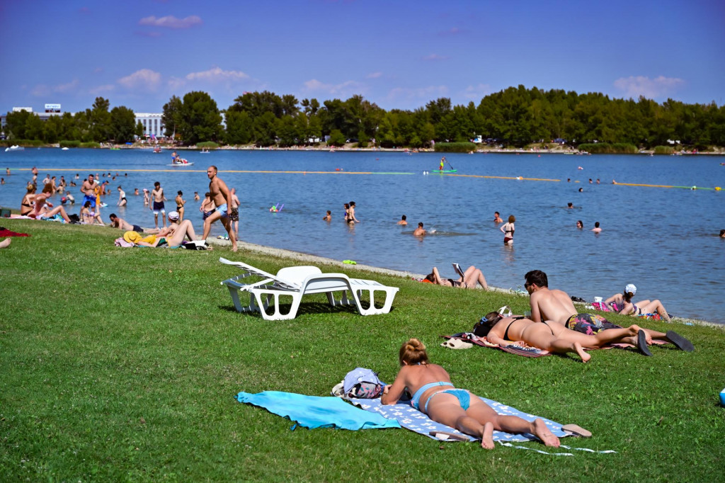 Horúčavy v Bratislave. FOTO: TASR/Pavol Zachar
