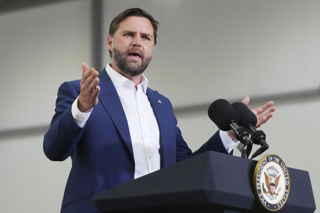 Americký viceprezident J. D. Vance. FOTO: TASR/AP