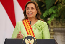 Peruánska prezidentka Dina Boluarteová. FOTO: Reuters