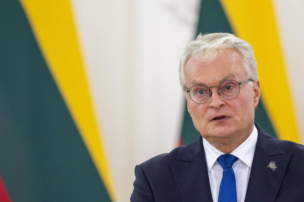 Litovský prezident Gitanas Nauséda. FOTO TASR/AP
