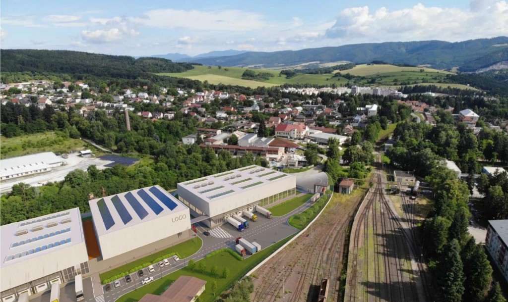 Vizualizácia priemyselného parku v Handlovej. FOTO: MH Invest
