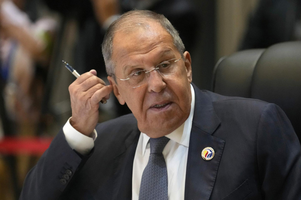 Šéf ruskej diplomacie Sergej Lavrov. FOTO: TASR/AP FOTO: AP
