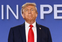 Donald Trump na tlačovej konferencii po rokovaní s Vladimirom Putinom. FOTO: Reuters