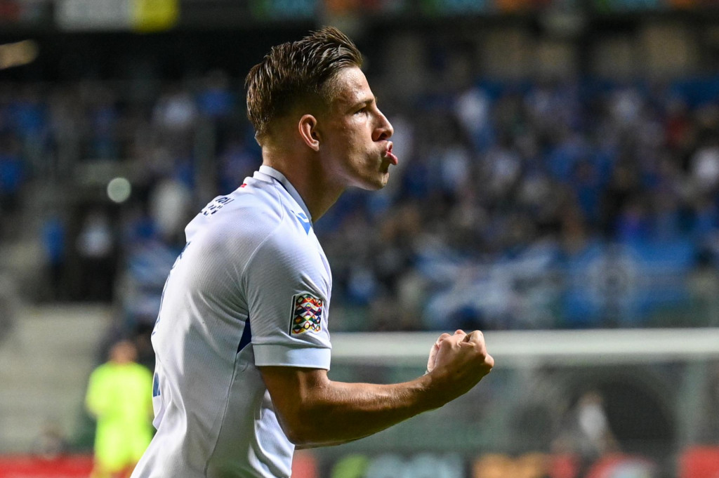 Slovenský stredopoliar Tomáš Suslov. FOTO: TASR/Veronika Mihaliková