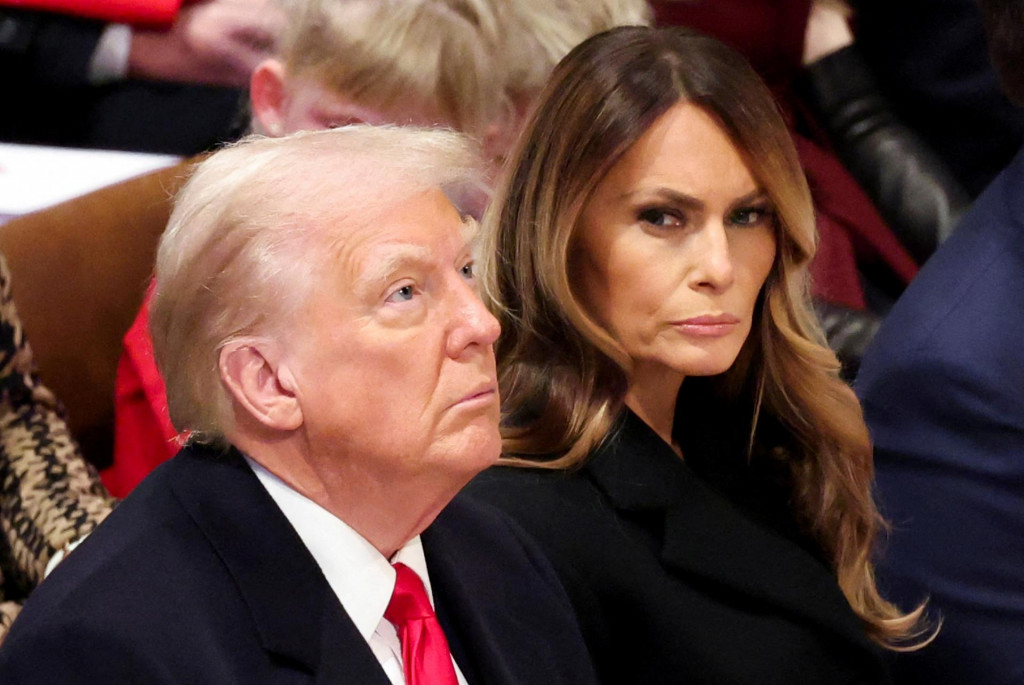 Americký prezident Donald Trump a prvá dáma Melania. FOTO: Reuters