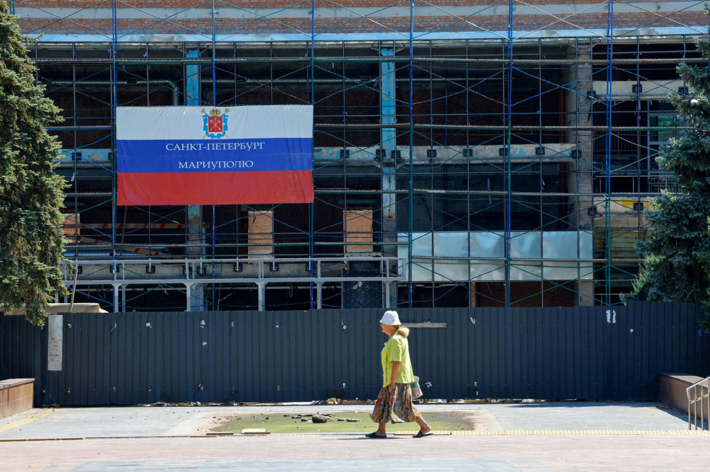 Mesto Mariupol v Doneckej oblasti je jedným zo symbolom ruskej okupácie Ukrajiny. FOTO: REUTERS