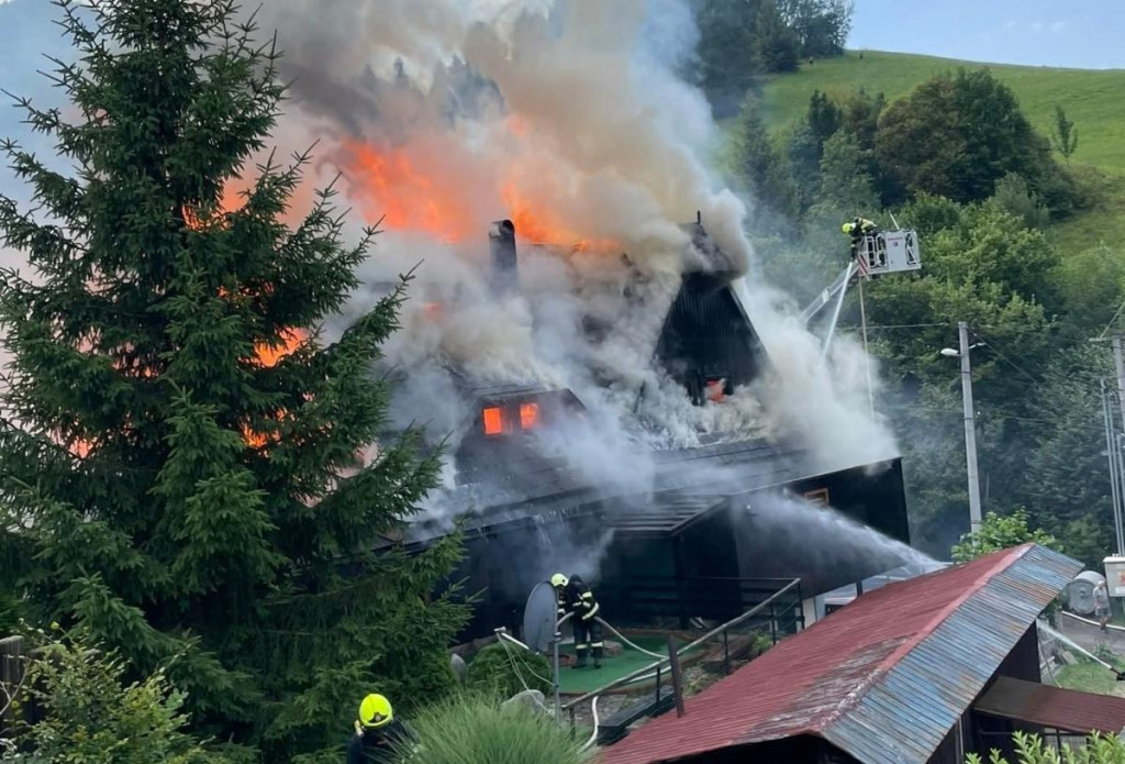 Požiar penziónu Jánošíkov dvor