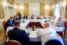 V rokovaniach v najužšom okruhu bude koalícia pokračovať v stredu. FOTO: Úrad vlády SR