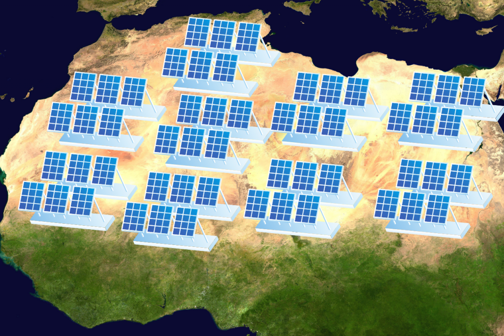 Saraha pokrytá solárnymi panelmi nie je dobrý nápad