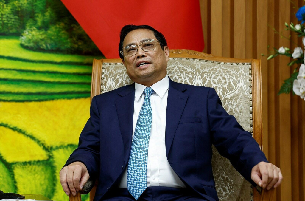 Predseda vlády Vietnamu Pham Minh Chính FOTO: Reuters