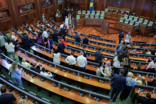 Parlament v Kosove. FOTO: Reuters