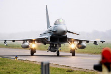 Bojové lietadlo Eurofighter. FOTO: TASR/DPA