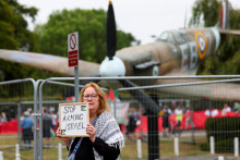 Veľa propalestínskych protestujúcich tvoria Briti vyššieho veku. FOTO: Reuters/I. Infantes