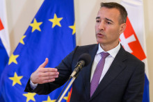 Na snímke minister školstva, vedy, výskumu, vývoja a mládeže Tomáš Drucker (Hlas-SD). FOTO: TASR/Jaroslav Novák