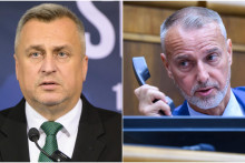 SNS pod vedením Andreja Danka sa nepozdávajú vyjadrenia politikov Hlasu vrátane Richarda Rašiho. FOTO: TASR/H. Mišovič, TASR/J. Novák