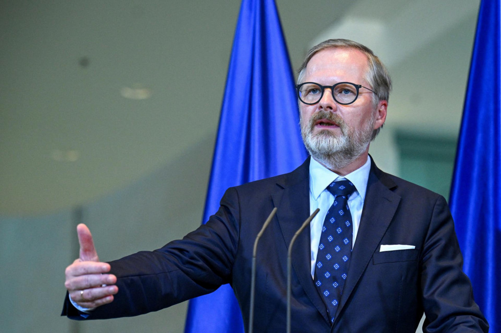 Český premiér Petr Fiala. FOTO: Reuters