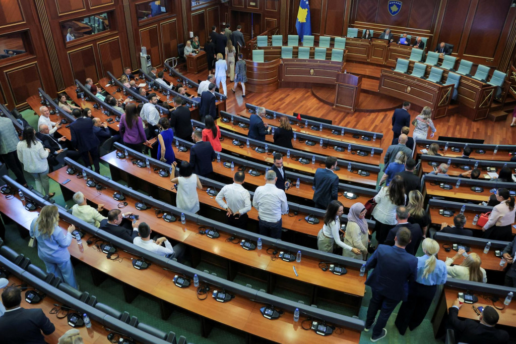 Parlament v Kosove. FOTO: Reuters