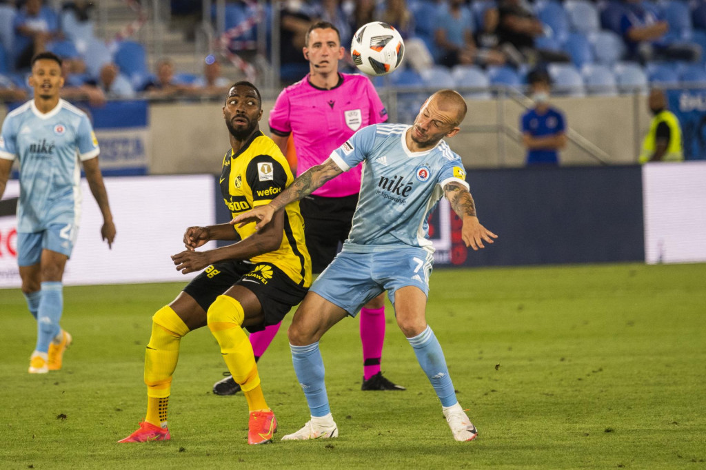 Vladimír Weiss ml. je jedným z poltucta slovanistov, ktorí zažili aj posledný vzájomný dvojzápas proti Young Boys Bern v júli 2021. Kapitán belasých však bude pre trest tentoraz svojmu tímu chýbať. FOTO: TASR/J. Novák
