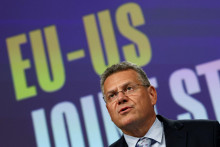Európsky komisár pre obchod a ekonomickú bezpečnosť Maroš Šefčovič. FOTO: REUTERS