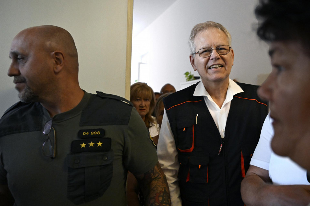 Na snímke uprostred obžalovaný lekár Peter Lipták. 

FOTO: TASR/P. Neubauer
