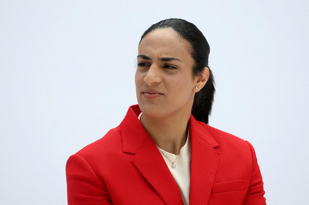 Alžírska boxerka Imane Khelifová. FOTO: REUTERS