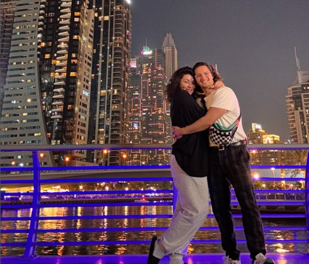 Dáša so svojim partnerom, tanečníkom Tonym Poruchom.