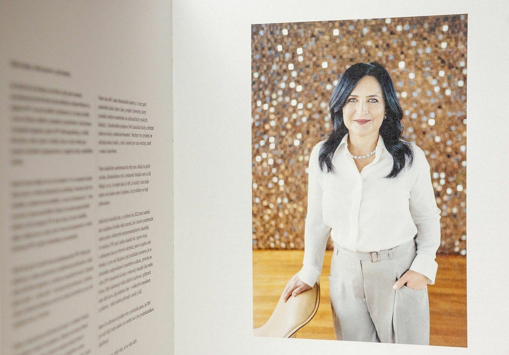 Renáta Kellnerová vo výročnej správe PPF. FOTO: Mafra/Petr Topič FOTO: Mafra/Petr Topič