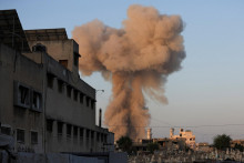 Izraelský útok na gazu. FOTO: Reuters