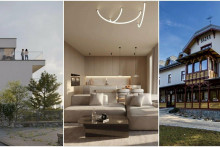 Na snímke Vila Gledíčia pod Slavínom v Bratislave a apartmány Kuszmannov Bazar v Tatranskej Lomnici. FOTO: nehnuteľnosti.sk