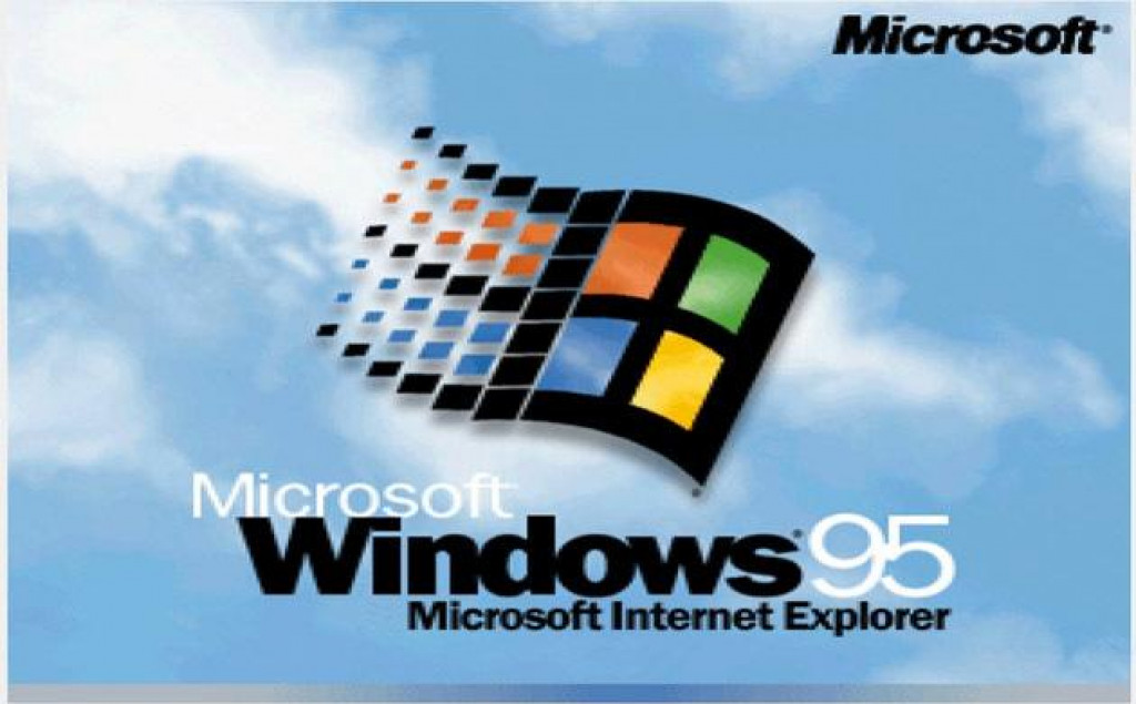 Štartovacia obrazovka systému Windows 95