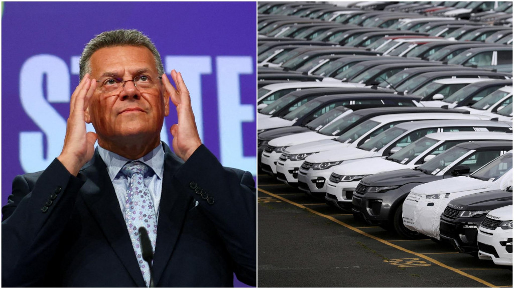 Colnú dohodu s USA dojednával eurokomisár Maroš Šefčovič. Významne sa týka aj automobiliek, ktoré pôsobia na Slovensku. FOTO: TASR/AP, Reuters