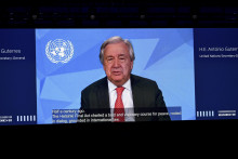 Gener&aacute;lny tajomn&iacute;k Organiz&aacute;cie Spojen&yacute;ch n&aacute;rodov Ant&oacute;nio Guterres. FOTO: TASR/AP
