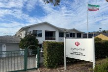 Veľvyslanectvo Iránskej islamskej republiky v Canberre v Austrálii. FOTO: Reuters