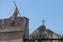 Kostol v Gaze. FOTO: Reuters