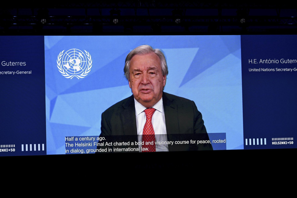 Gener&aacute;lny tajomn&iacute;k Organiz&aacute;cie Spojen&yacute;ch n&aacute;rodov Ant&oacute;nio Guterres. FOTO: TASR/AP