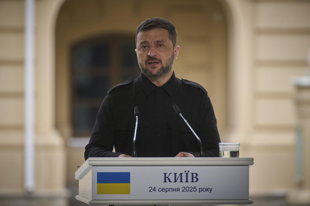 Ukrajinský prezident Volodymyr Zelenskyj. FOTO: TASR/AP