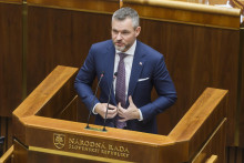 Peter Pellegrini v parlamente. FOTO: TASR/Jaroslav Novák
