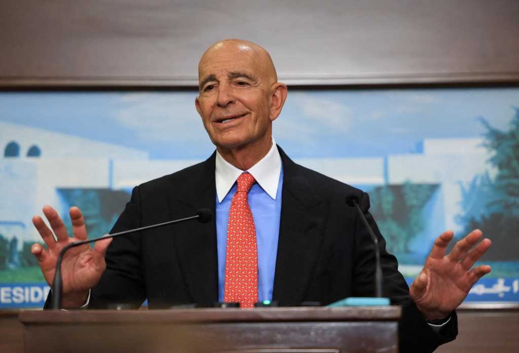 Osobitný americký vyslanec Thomas Barrack. FOTO: Reuters