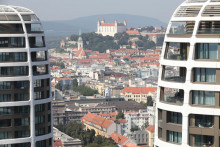 Pohľad na Bratislavu. FOTO: HN/Peter Mayer