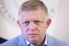 Na snímke predseda vlády Robert Fico (SMER-SD). FOTO: TASR/Jakub Kotian