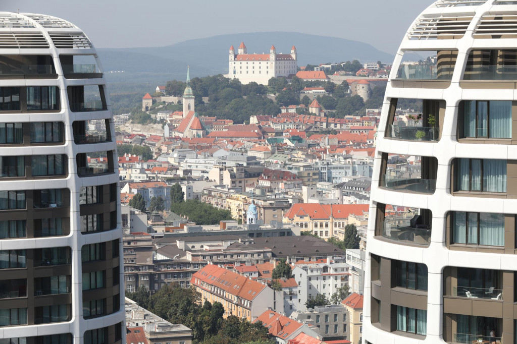 Pohľad na Bratislavu. FOTO: HN/Peter Mayer