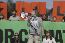 Klimatická aktivistka Greta Thunbergová. FOTO: TASR/AP