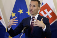 Minister školstva, výskumu, vývoja a mládeže Tomáš Drucker (Hlas-SD). FOTO: TASR/Martin Baumann