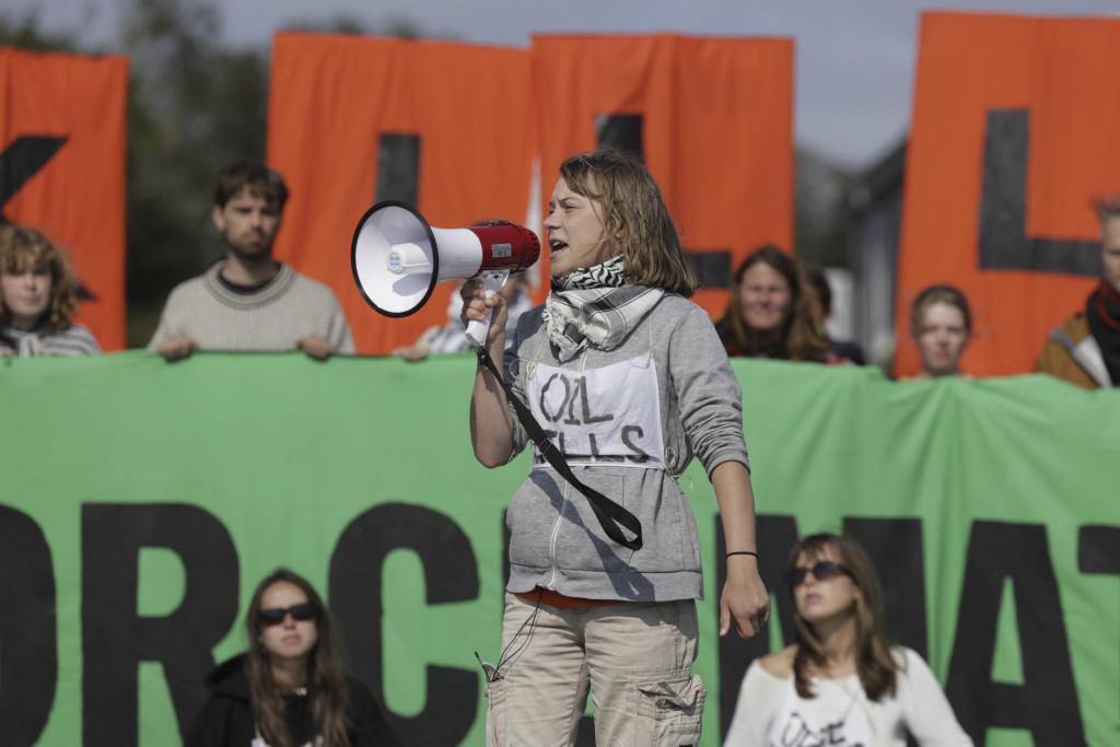 Klimatická aktivistka Greta Thunbergová. FOTO: TASR/AP