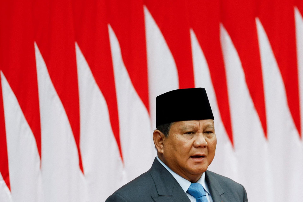 Indonézsky prezident Prabowo Subianto. FOTO: Reuters