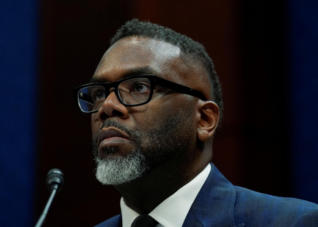 Starosta amerického Chicaga Brandon Johnson. FOTO: Reuters