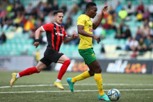 Samuel Gidi v drese MŠK Žilina. FOTO: TASR/D. Stehlík