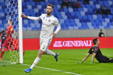 Andraž Šporar by mohol už o pár dní obliecť dres bratislavského Slovana. FOTO: TASR/M. Svítok