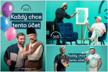 Druhá vlna kampane od 365.bank „Chcem tento účet“, opäť s humorom, opäť v nových, nečakaných dvojiciach.